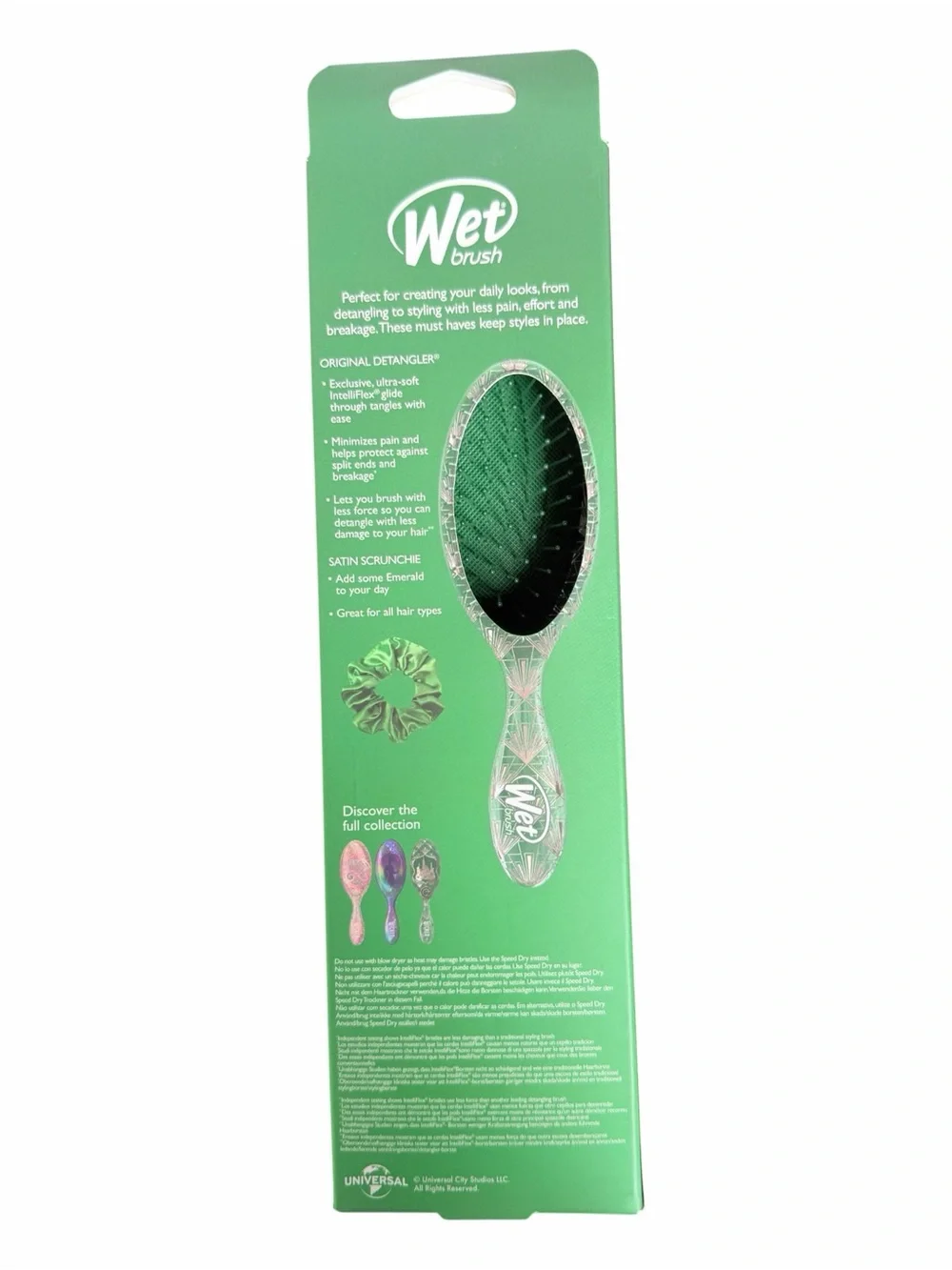 Wet Brush x Wicked Totally Ozmopolitan Detangler & Satin Scrunchie NIB